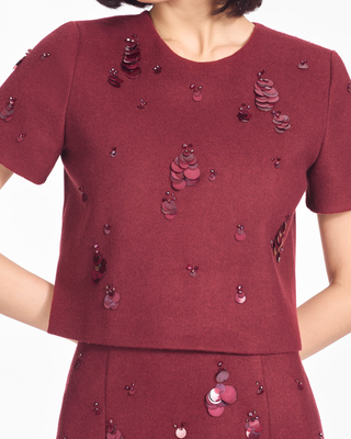 EMBELLISHED NADINE TOP