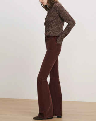 BEVERLY PATCH POCKETS CORDUROY PANT