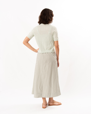 OPEN STITCH V-NECK CARDIGAN