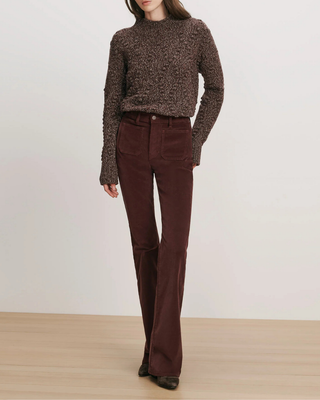BEVERLY PATCH POCKETS CORDUROY PANT