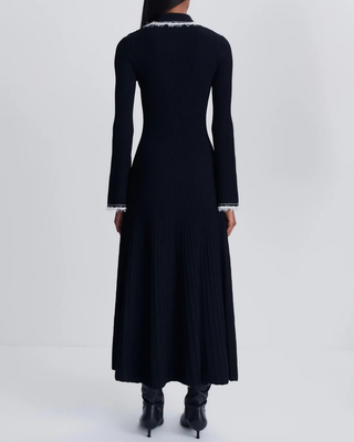 ORELIA L/S MIDI DRESS