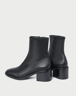 ROXY STRETCH ANKLE BOOTIE WITH BLOCK HEEL