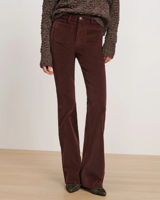 BEVERLY PATCH POCKETS CORDUROY PANT