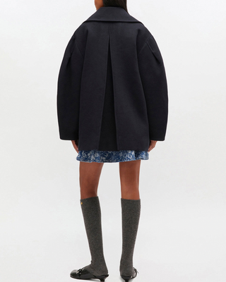 PEACOAT WOOL MIDI COAT