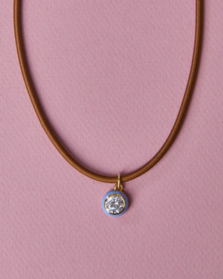 COPPER CLASP CORD NECKLACE