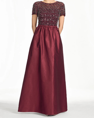 EMBELLISHED LONDON GOWN