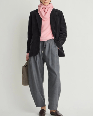 SOFTEST TISSUE SCARF TIE TOP