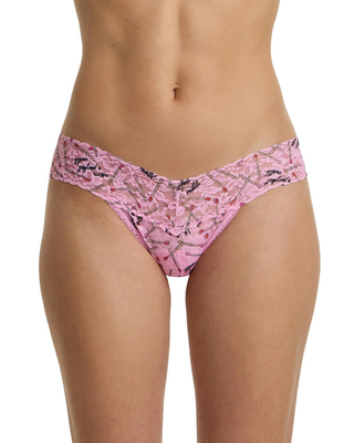 PRINTED LOWRISE THONG WRAPPED