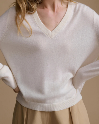 FLYNN CASHMERE V-NECK SWEATER