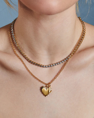 SMALL HEART OF GOLD NECKLACE