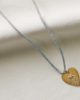 SILVER LUREX NECKLACE CORD