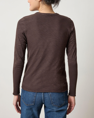 LONG SLEEVE BIAS CREWNECK