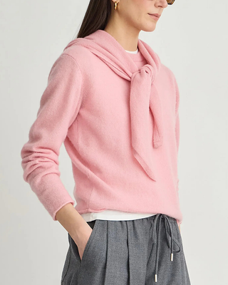 SOFTEST TISSUE SCARF TIE TOP