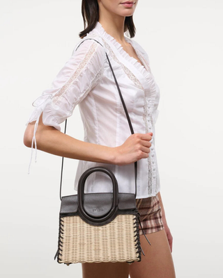 MAUDE MINI WICKER CARRYALL