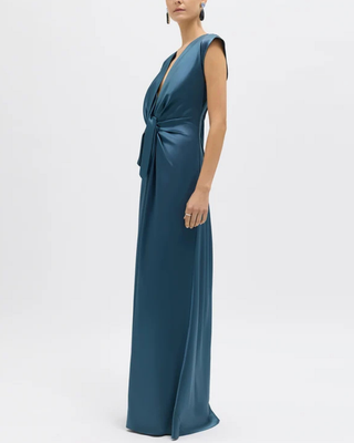 FLUTTER SLEEVE AVA GOWN