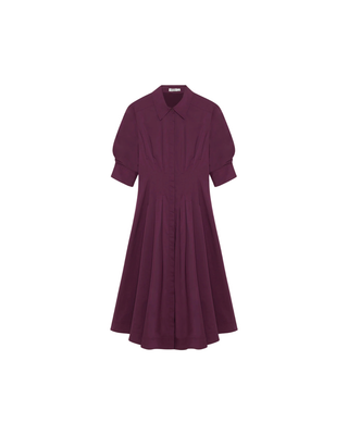 JAZZ PINTUCK MIDI DRESS