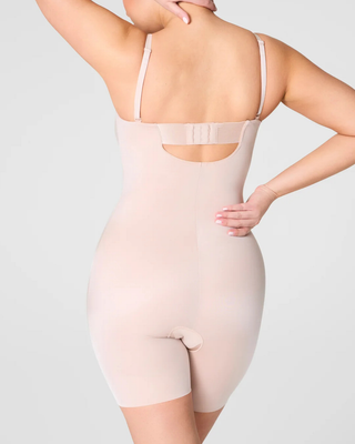 STRAPLESS MID THIGH BODYSUIT