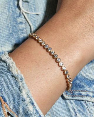 BEZEL TENNIS BRACELET