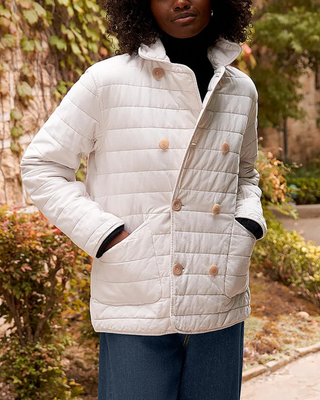 QUILTED BELFAST PEACOAT