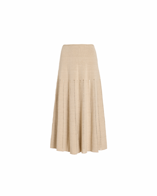 PHYLLIS SKIRT IN LADDER STRIPE