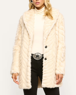 TOIRA FAUX FUR COAT