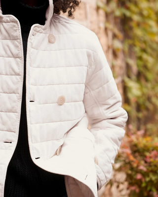 QUILTED BELFAST PEACOAT
