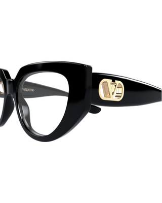 CHUNKY ROUND CAT-EYE GLASSES