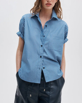 CONNIE SS STRIPE SHIRT