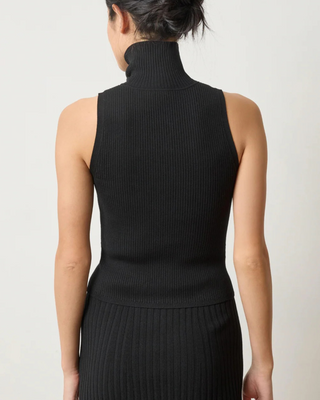RIB TURTLENECK SHELL SWEATER