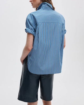 CONNIE SS STRIPE SHIRT