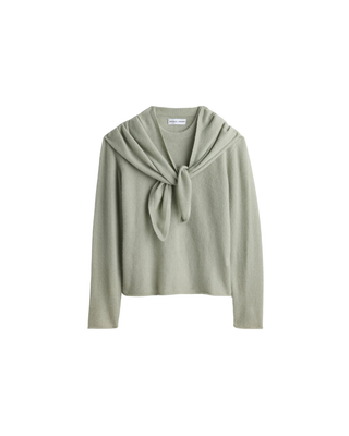 SOFTEST TISSUE SCARF TIE TOP