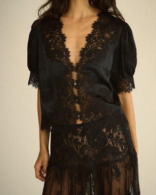 IDELLA SILK SATIN TOP