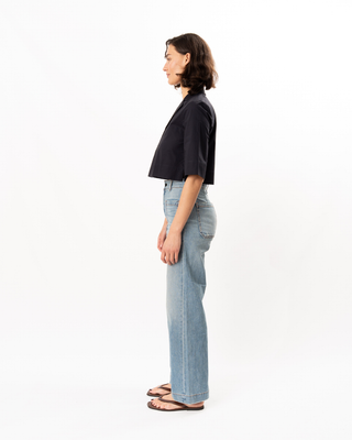 CROPPED POPLIN SHIRT