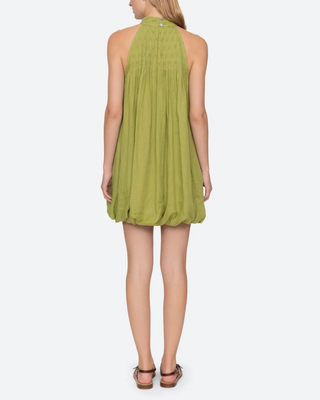 VIOLET HALTER MINI DRESS