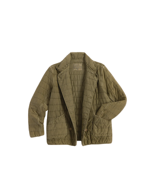 QUILTED BELFAST PEACOAT