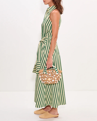 INNA SLEEVELESS POPLIN DRESS