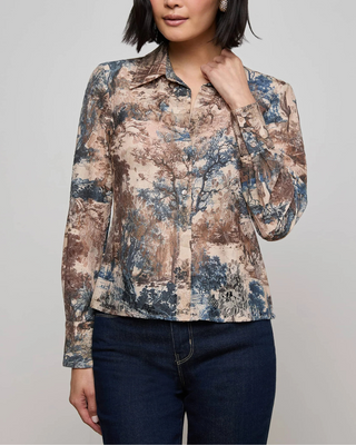 MAIA BUTTON-DOWN BLOUSE