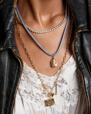 BEZEL TENNIS NECKLACE