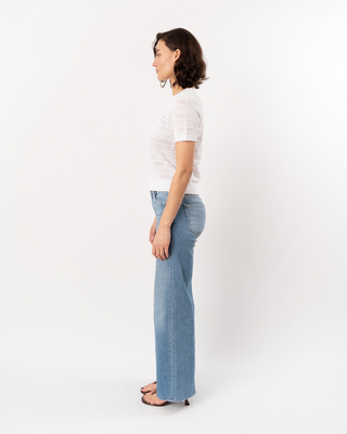 POINTELLE KNIT SWEATER
