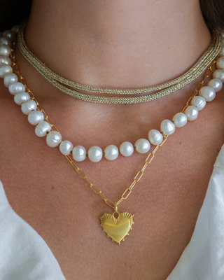 GOLD LUREX NECKLACE CORD