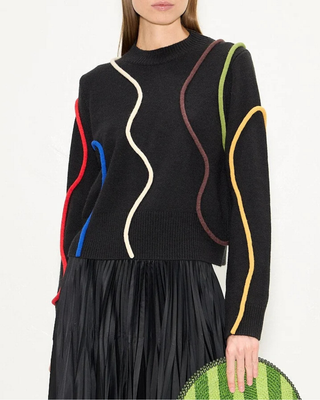 CHER SQUIGGLE SWEATER
