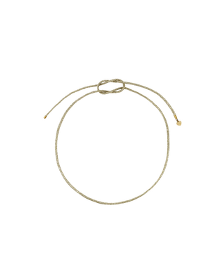 GOLD LUREX NECKLACE CORD