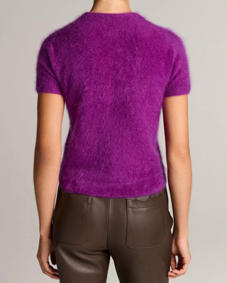 BRUSHED S/S CREW NECK