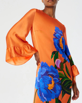 CELESTE SATIN DRESS