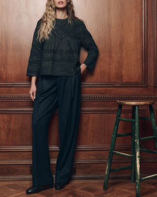 THE LATTICE LACE VICTORIAN TOP