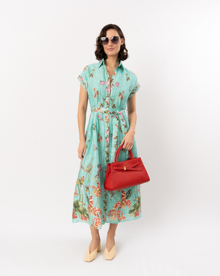 BOTANICA PRINTED AURA SHIRTDRESS