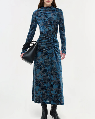 FERRERA L/S MIDI DRESS