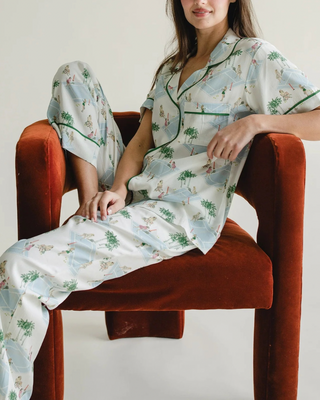 PALM COURTS PAJAMA PANTS SET