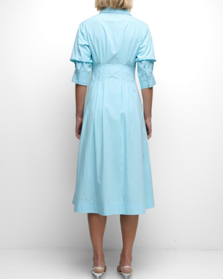 JAZZ PINTUCK MIDI DRESS