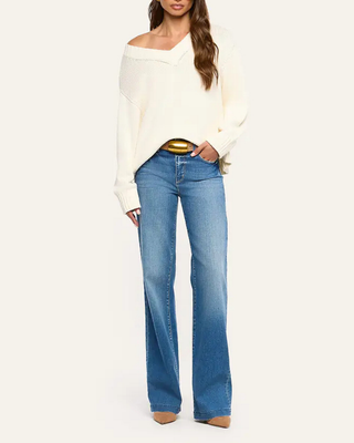PAXTON OVERSIZED V-NECK POLO